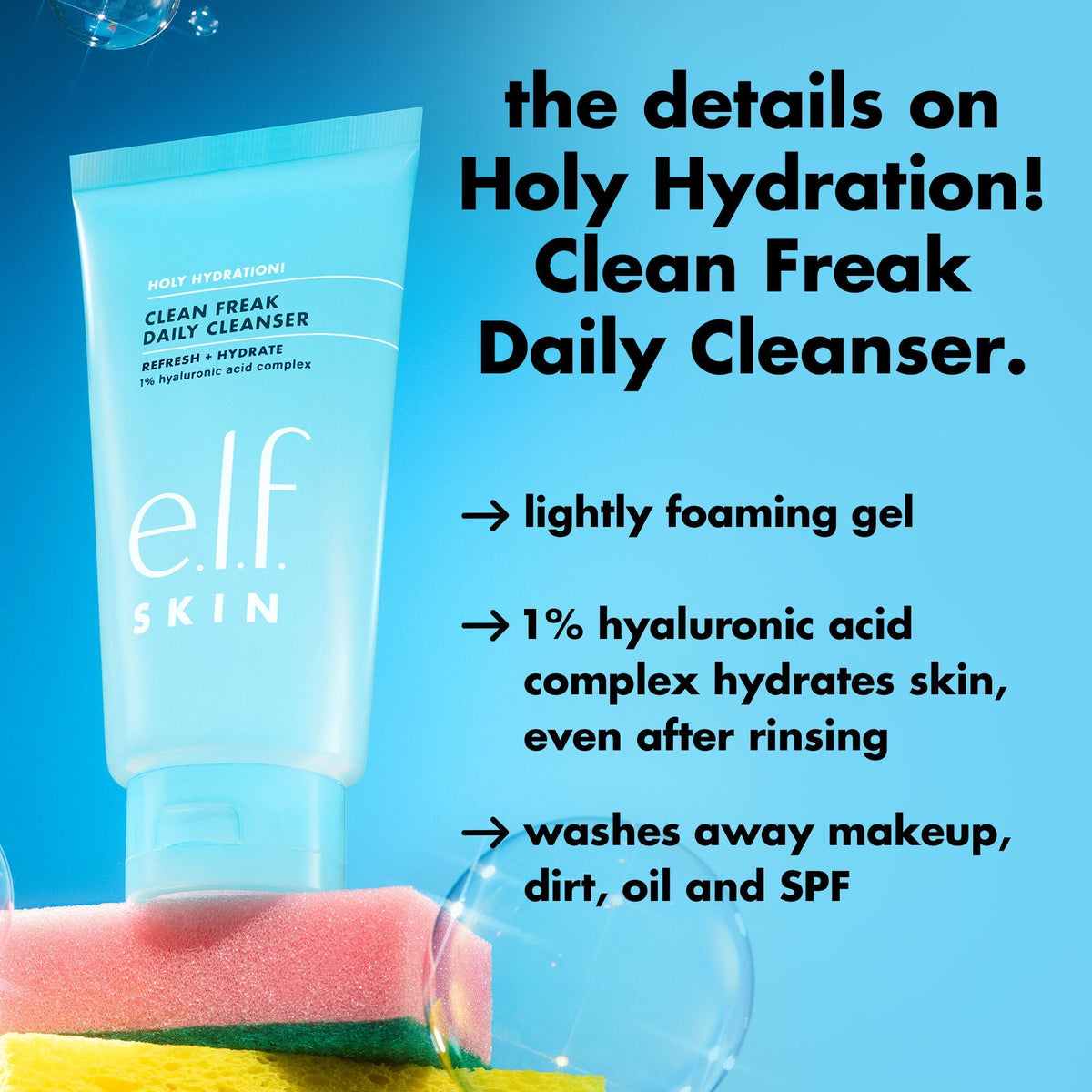 Holy Hydration! e.l.f.ssential Daily Cleanser