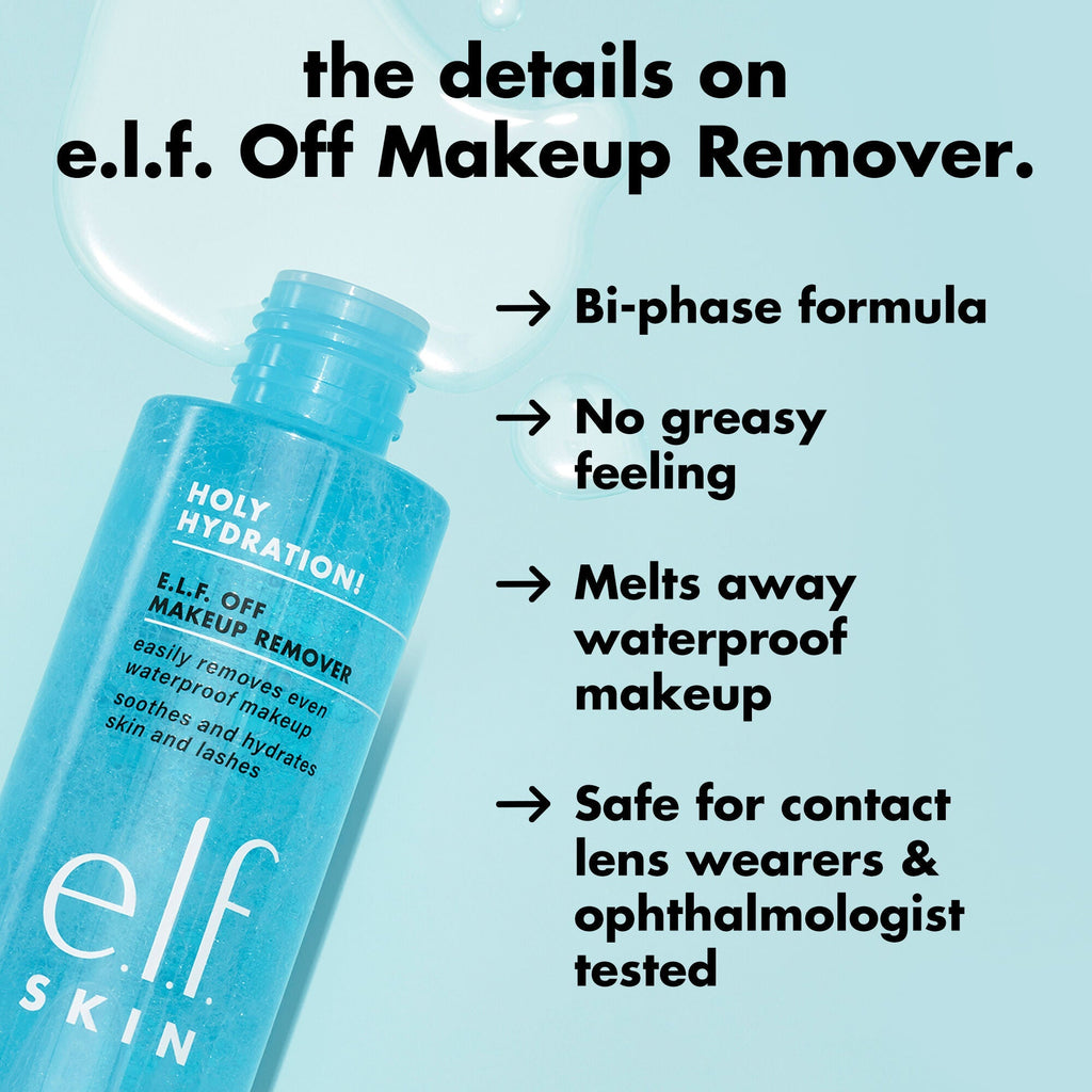 Holy Hydration! e.l.f. Off Makeup Remover