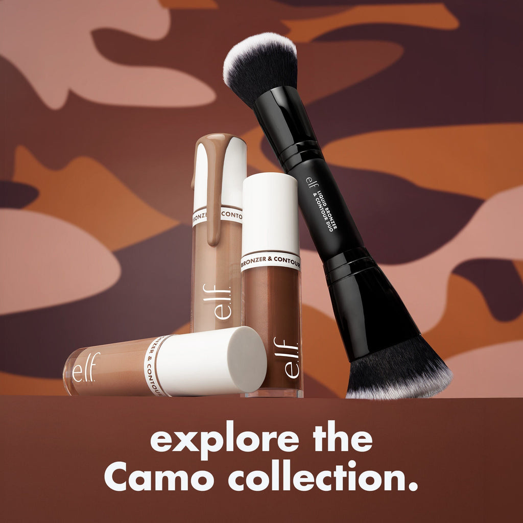 Liquid Bronzer & Contour Duo Brush
