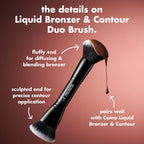 Liquid Bronzer & Contour Duo Brush