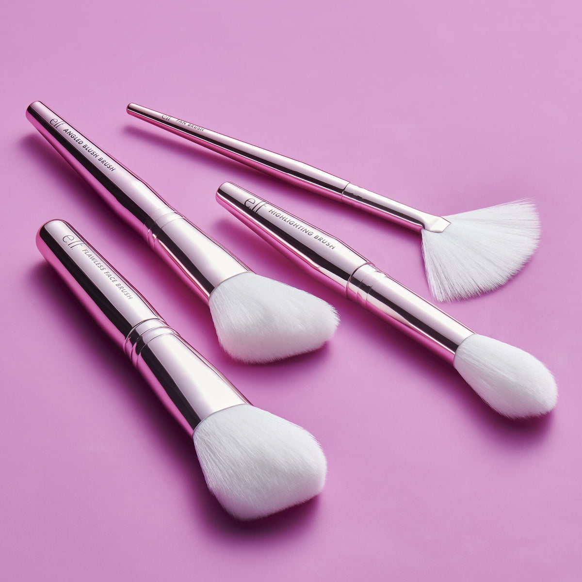 Blush. Bronzer & Highlighter Brush Set