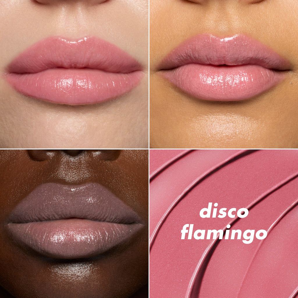 Glow Reviver Lip Oil Stick Shimmer - Disco Flamingo