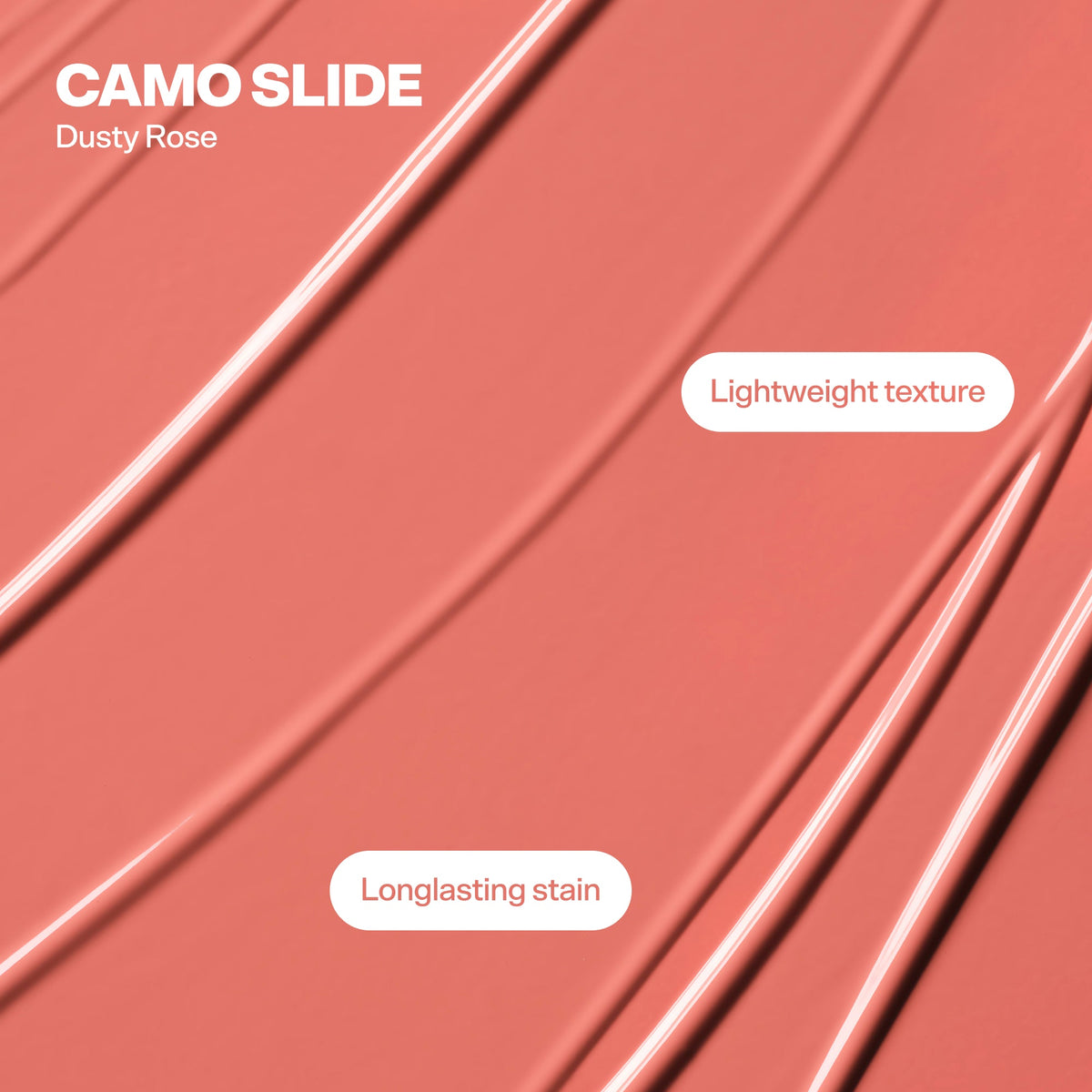 Camo Slide Hydrating Blush Serum - Dusty Rose