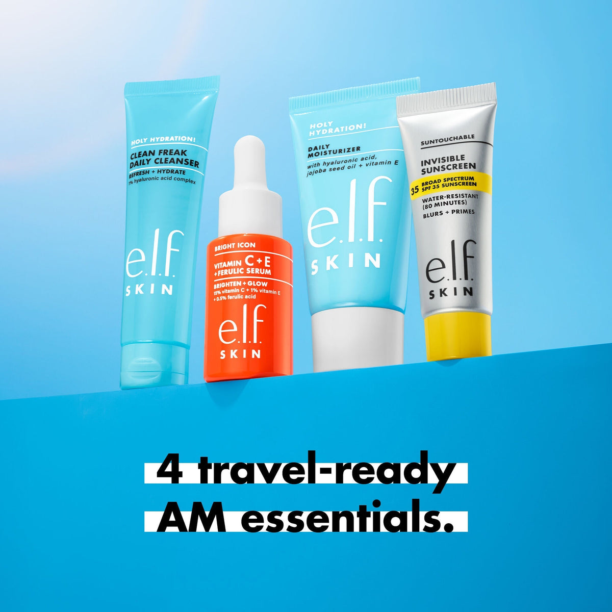 Wake the e.l.f. Up Skincare Kit